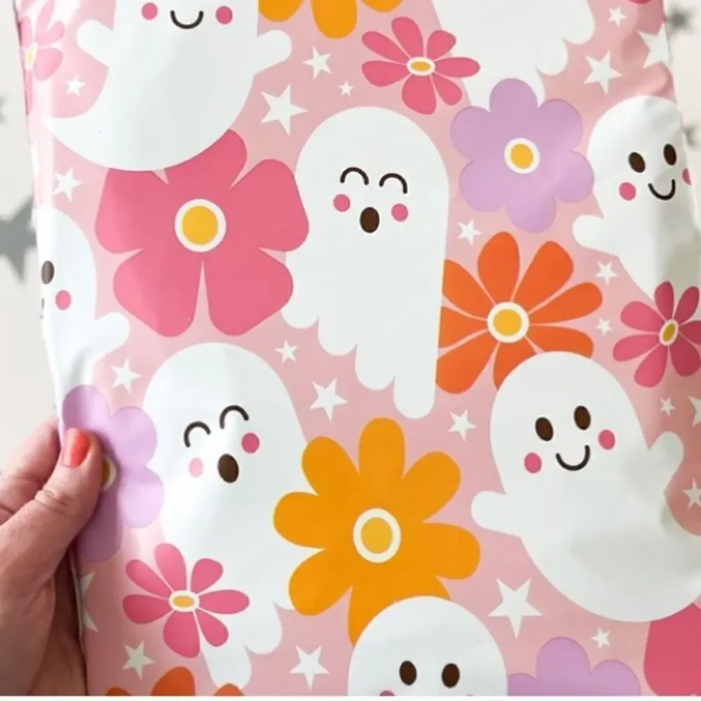 Poly mailers 10x13 and 12.5x15 sizes stickers 35 poly mailers 25 stickers